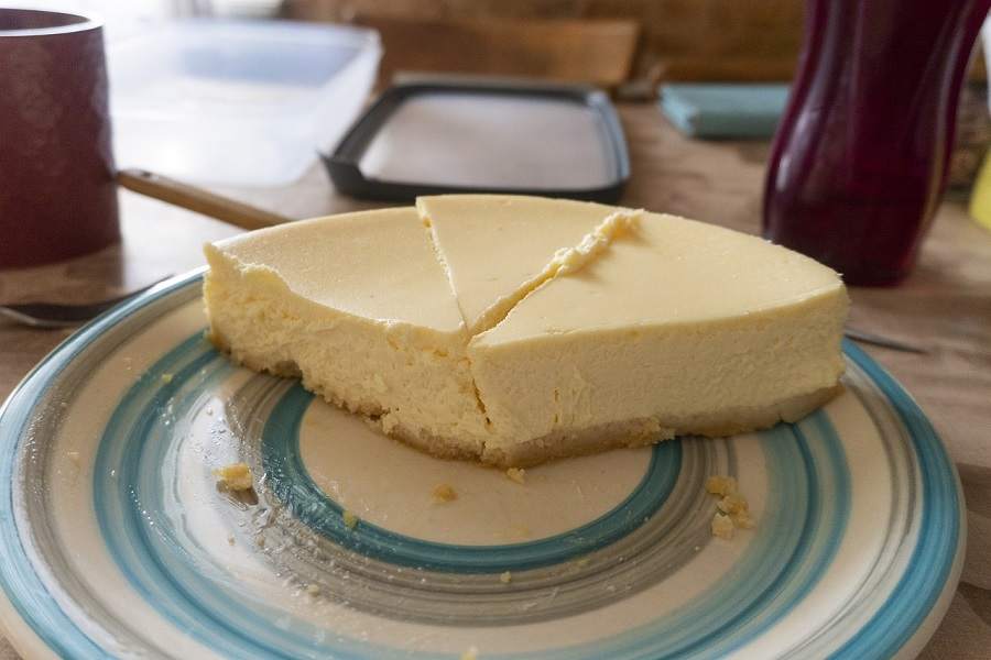 homemade cheesecake